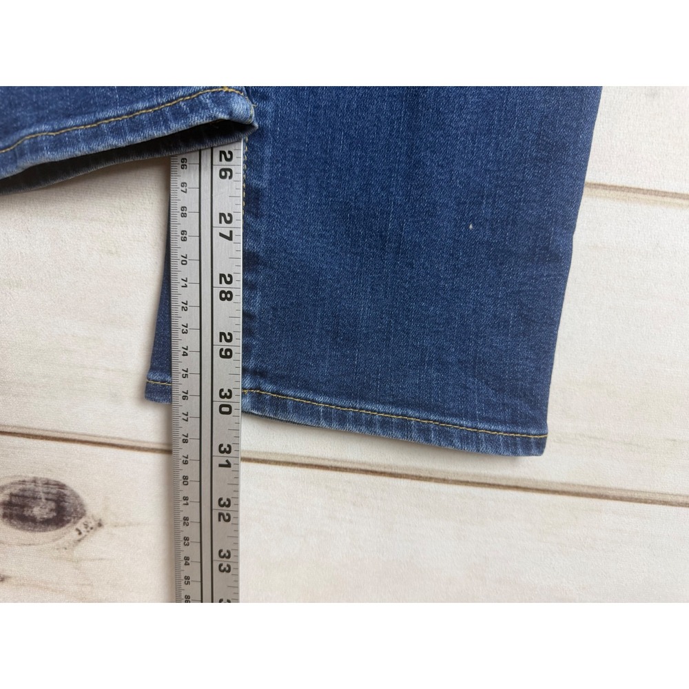FRAME The Pencil Jeans Womens 28 High Rise Straight Leg Denim Dark Wash - Picture 7 of 9